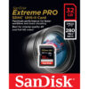 Thẻ nhớ Sandisk Extreme Pro SDHC UHS-II Card 32GB Speed up to 280 Mb/s