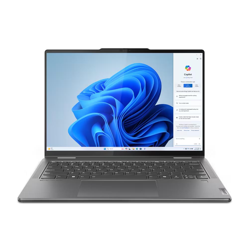 Laptop Lenovo Yoga 7 2-in-1 14IML9 - 83DJ001FVN (Ultra 7 155H, 16GB, 512GBSSD, 14" WUXGA, W11H, Grey)