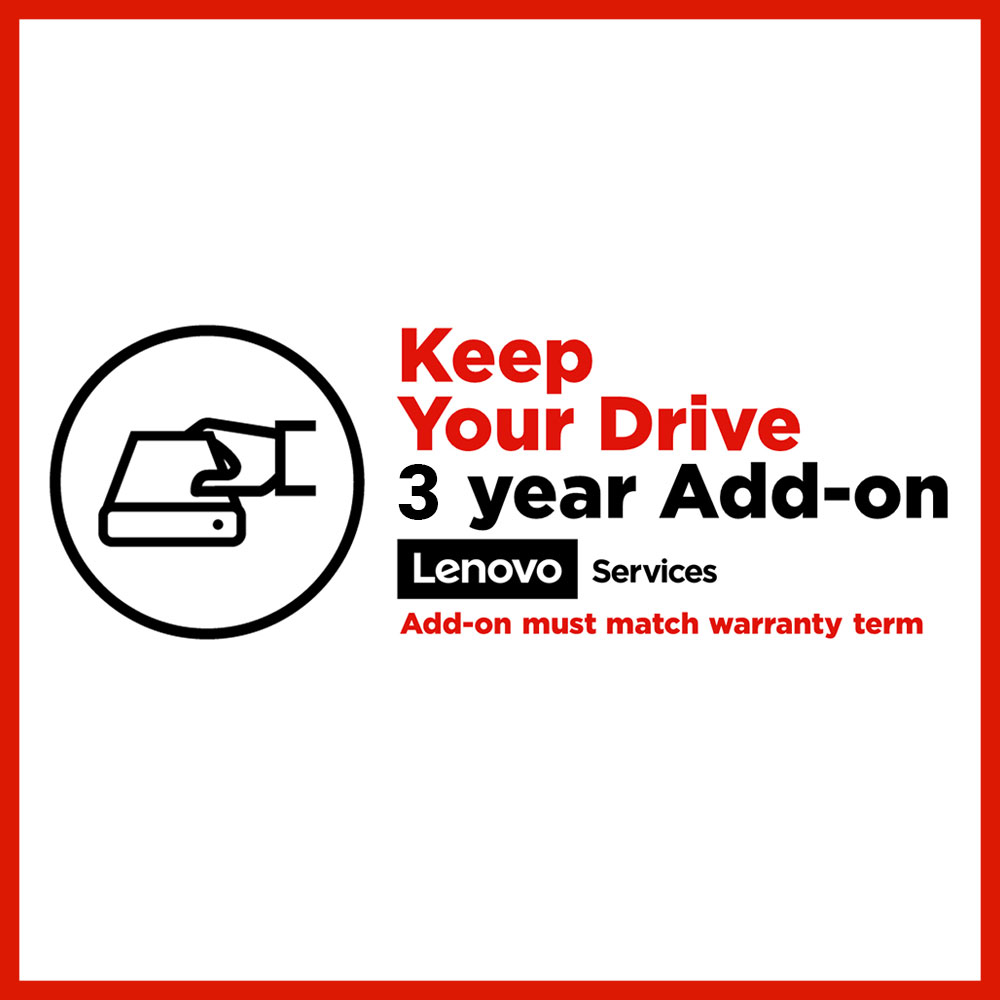 Gói bảo hành Lenovo ThinkPad X1 - Gói giữ ổ cứng 3Y (3Y Keep Your Drive Add On) 5WS0F15922