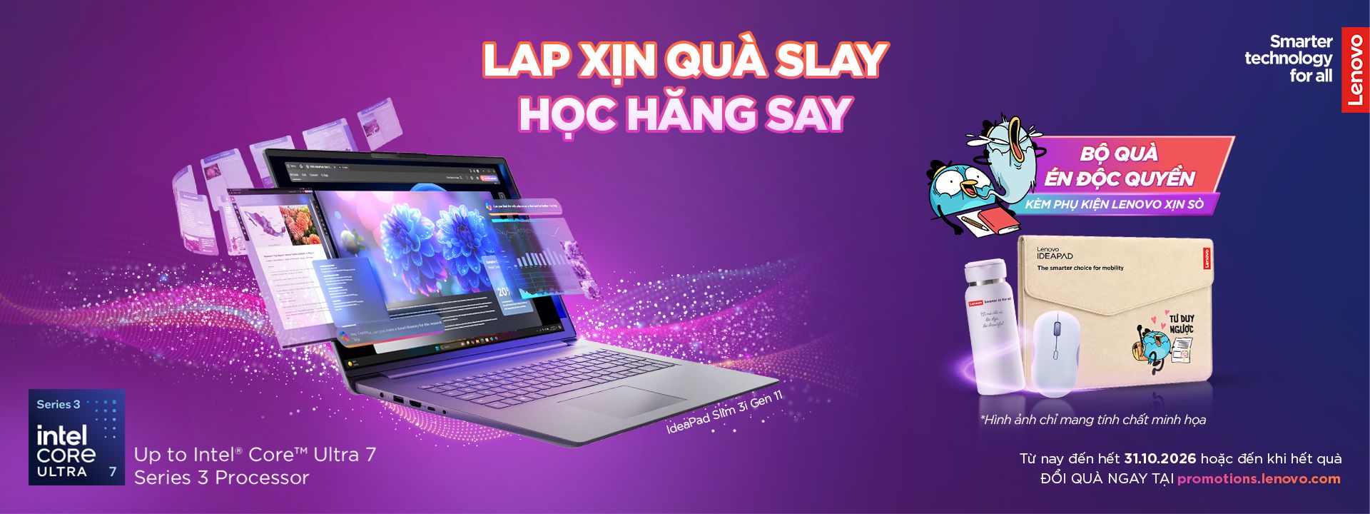 LAP XỊN QUÀ SLAY, HỌC HĂNG SAY